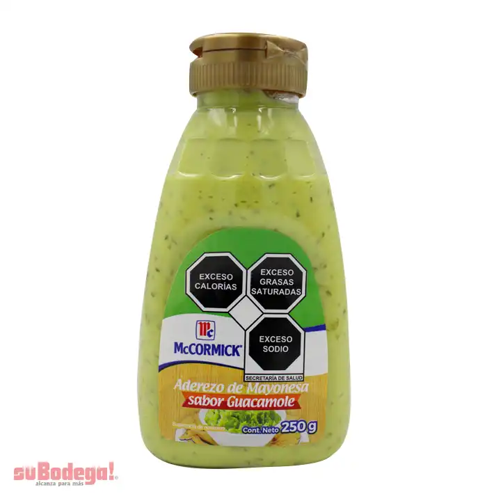 Mayonesa Mc Cormick Guacamole Squeezable 250 gr.