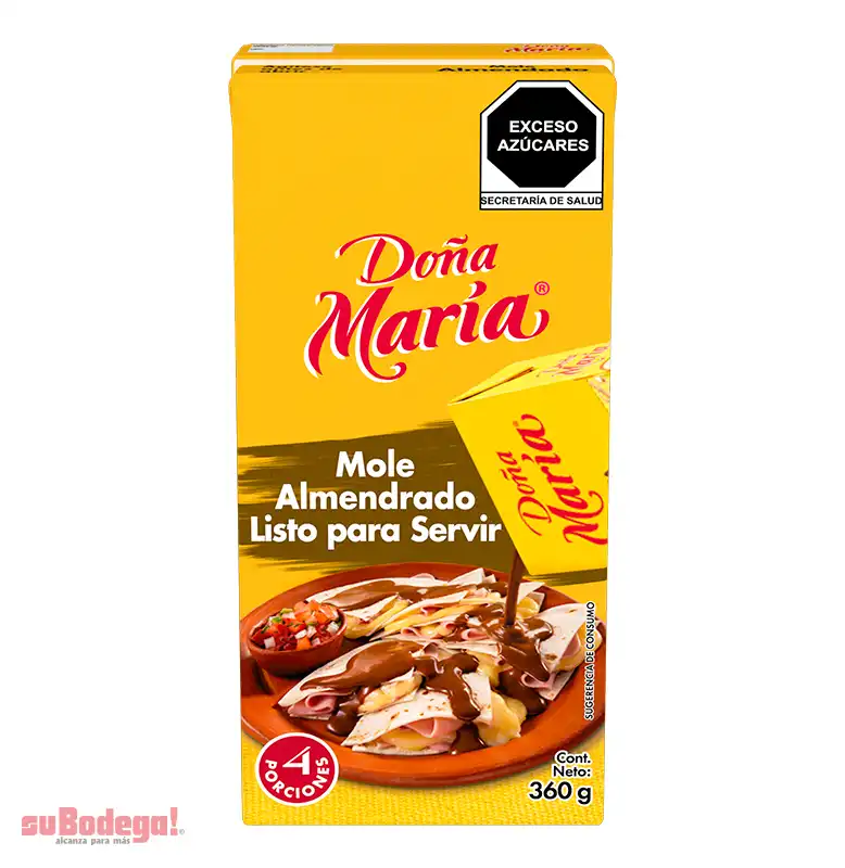 Mole Doña María Almendrado Líquido 360 gr.