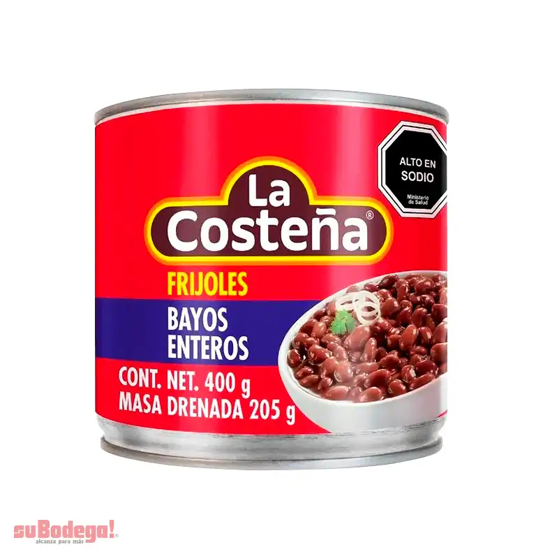 Frijol Bayo Entero La Costeña 400 gr.