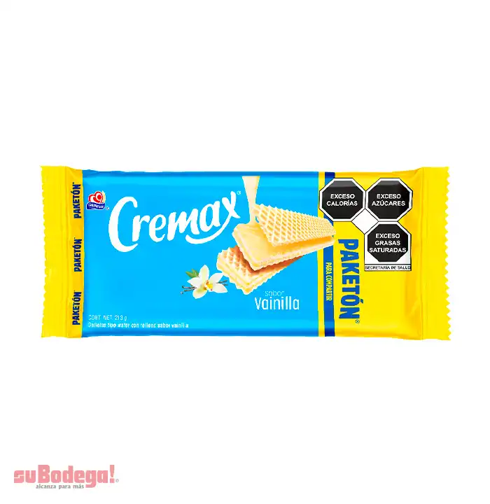 Galletas Gamesa Cremax de Nieve Vainilla 213 gr.