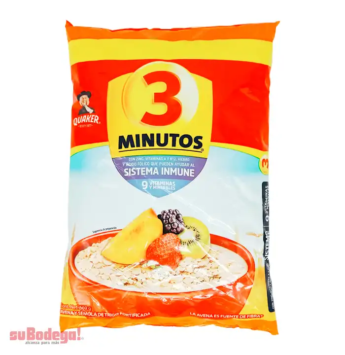 Avena 3 Minutos Bolsa 669 gr.