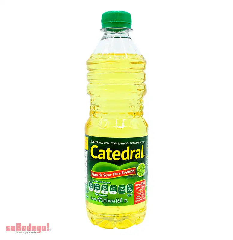 Aceite de Soya Catedral 473 ml.