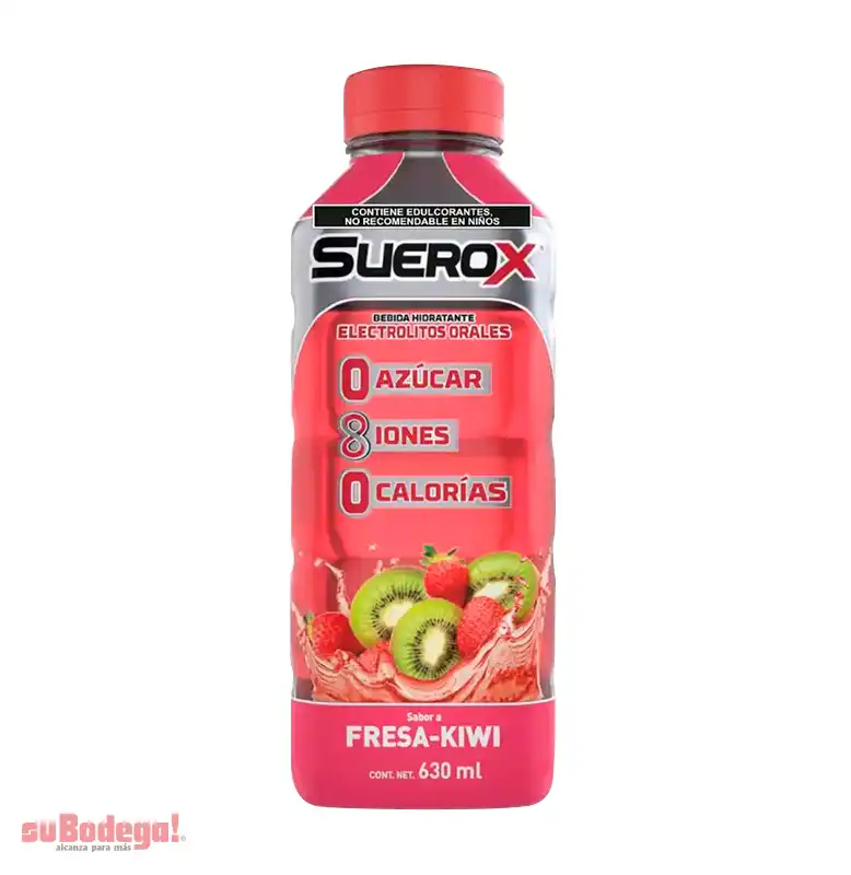 Bebida Suerox Fresa Kiwi 630 ml.