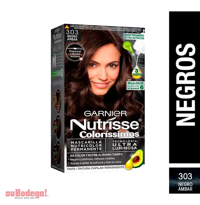 Tinte Nutrisse Negro ámbar Número 303 pz.