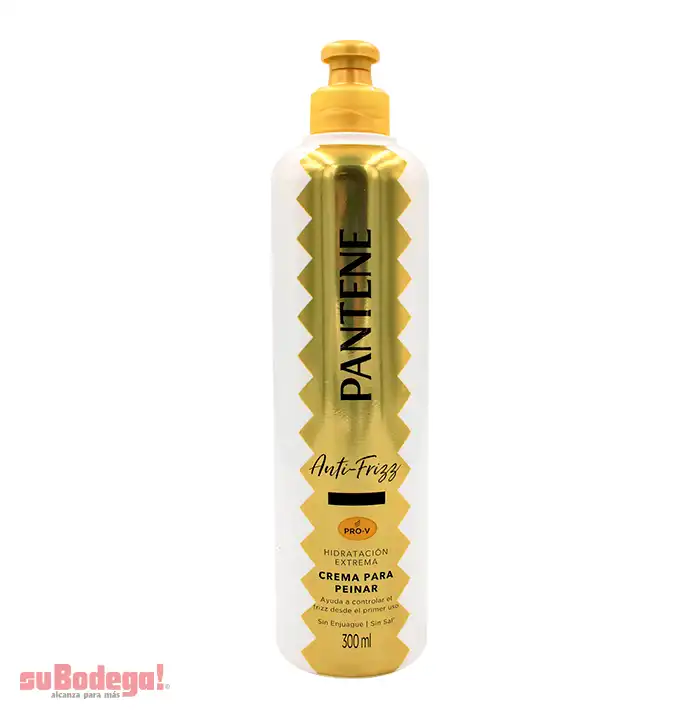 Crema para Peinar Pantene Anti Frizz 300 ml.