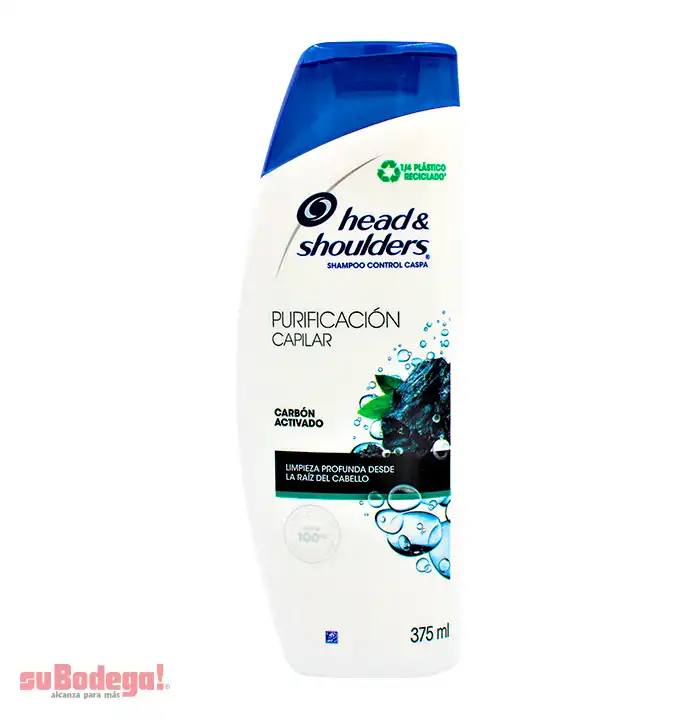 Shampoo Head & Shoulders Purificación Capilar 375 ml.