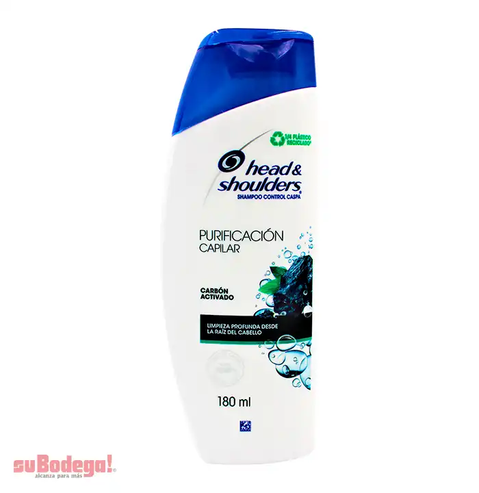 Shampoo Head & Shoulders Purificación Capilar 180 ml.