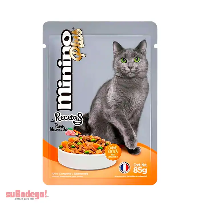 Alimento Ganador Minino Plus Pavo Ahumado 85 gr.