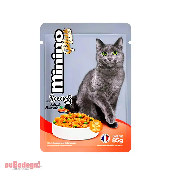 Alimento Ganador Minino Plus Salmon Ahumado 85 gr.