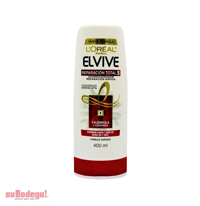 Acondicionador Loreal Elvive Reparación Total 5 400 ml.