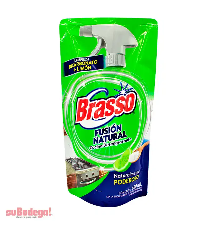 Limpiador Brasso Fusión Natural Doy Pack 400 ml.