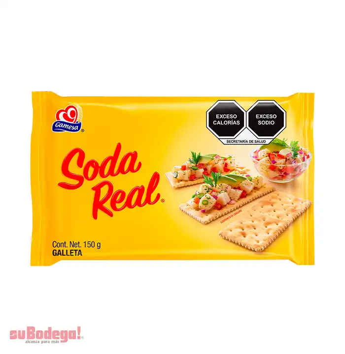 Galletas Gamesa Soda Real 150 gr.