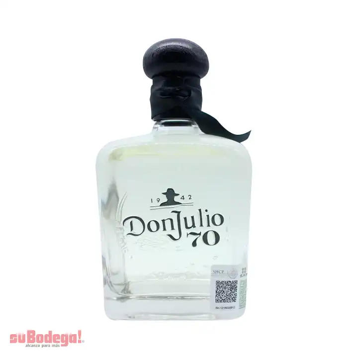Tequila Don Julio 70 Añejo Cristalino 700 ml.