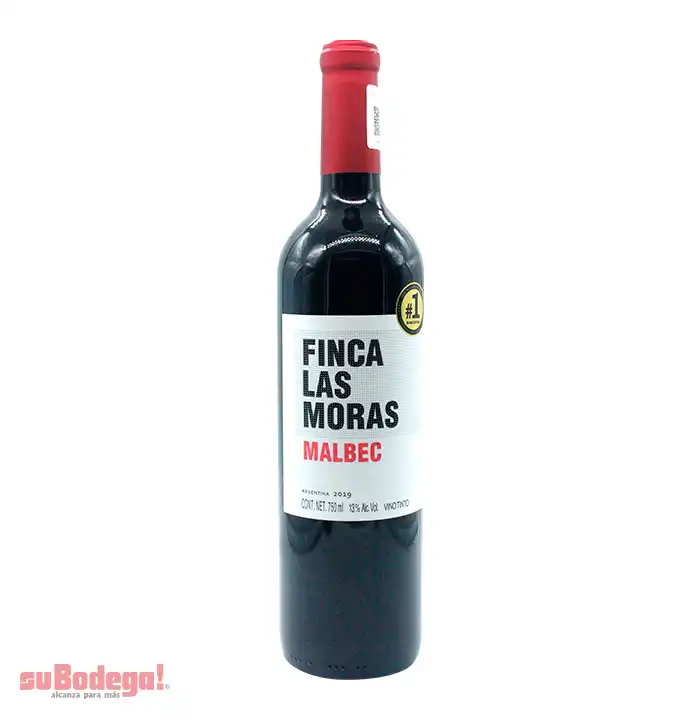 Vino Tinto Finca Las Moras Malbec 750 Ml.