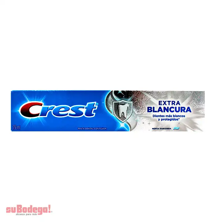 Crema Dental Crest Extra Blancura 75 ml.