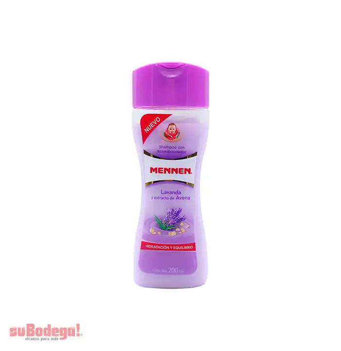 Shampoo Mennen Lavanda y Avena 200 ml.