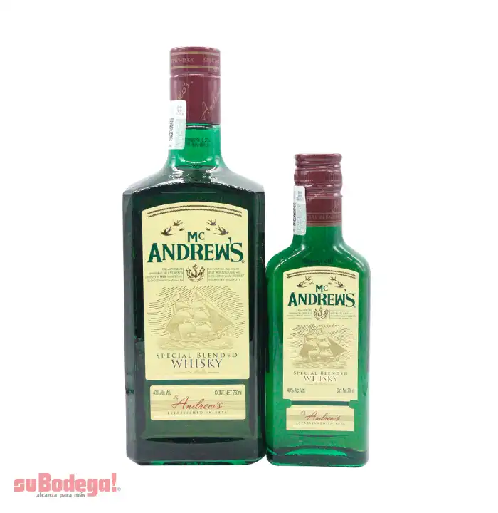 Whisky Mc Andrews 750 ml. + 200 ml.