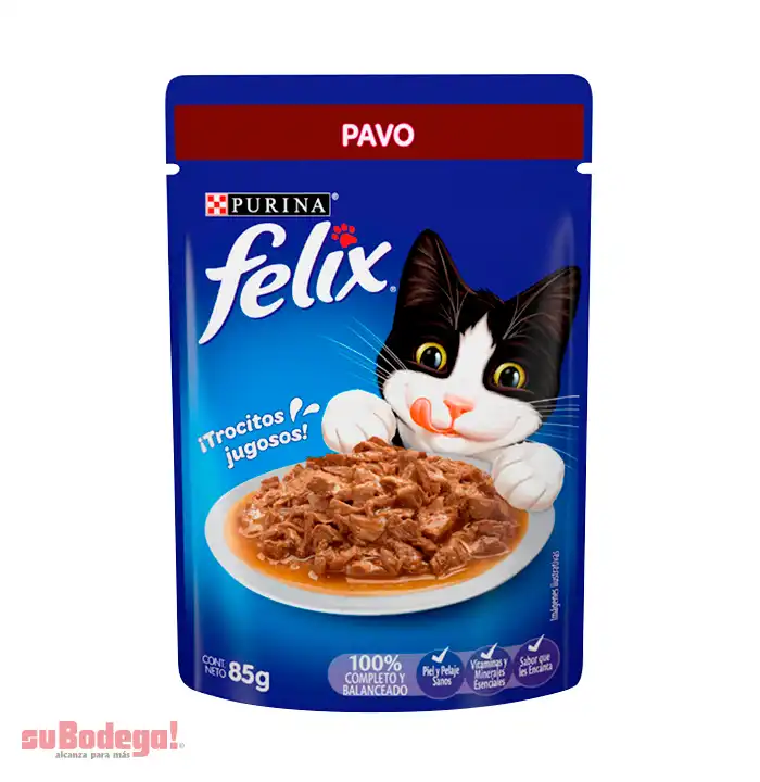 Alimento Purina Félix Pavo 85 gr.