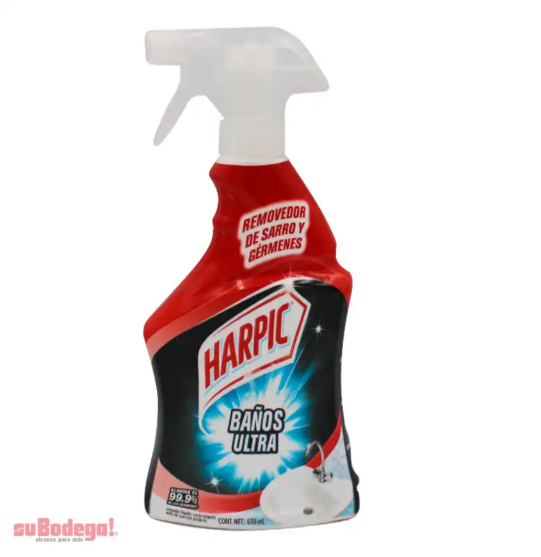 Limpiador Harpic Baños Ultra Gatillo 650 ml.