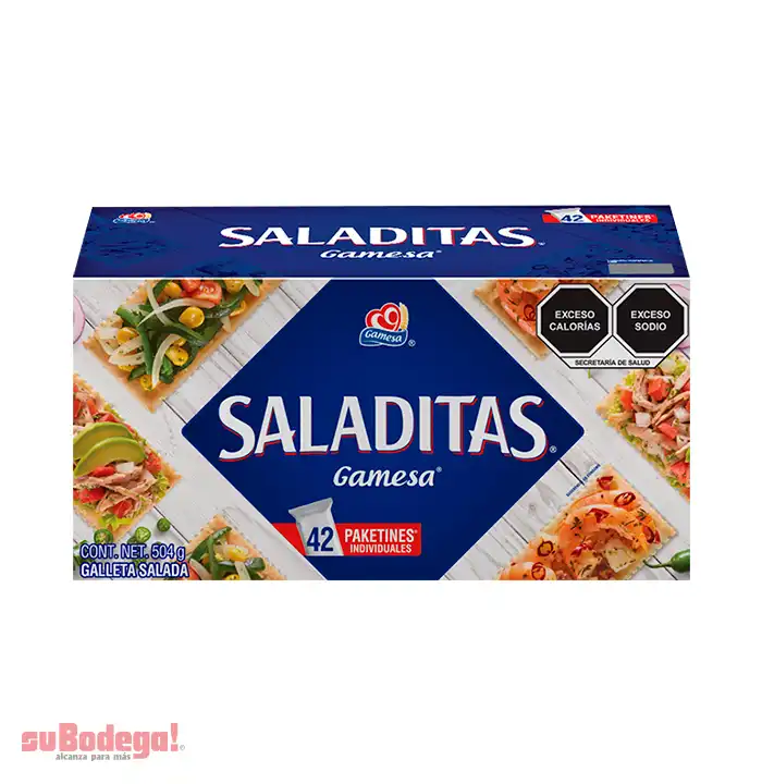 Galletas Gamesa Saladitas 504 gr.