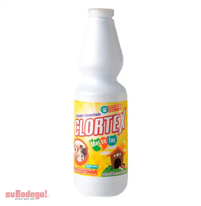 Blanqueador Clortex Mascotas 950 ml.