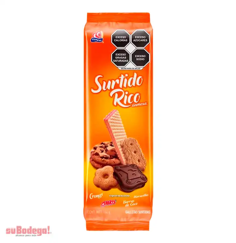 Galletas Gamesa Surtido Rico 164 gr.