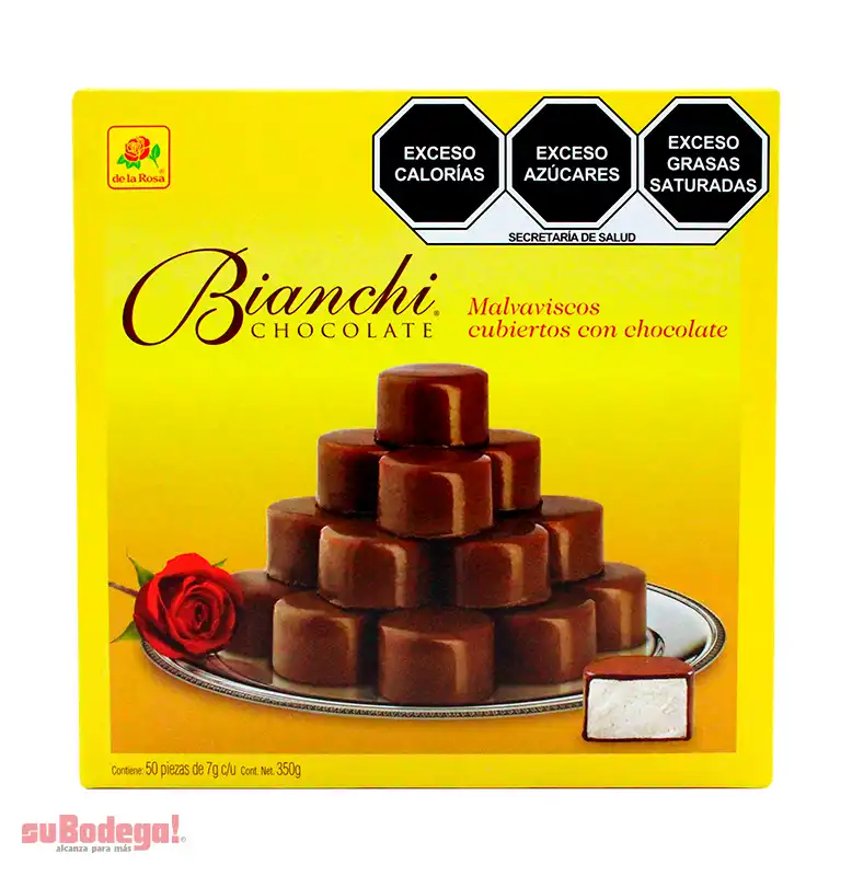 Bombón De la Rosa Bianchi Chocolate 50 pz.