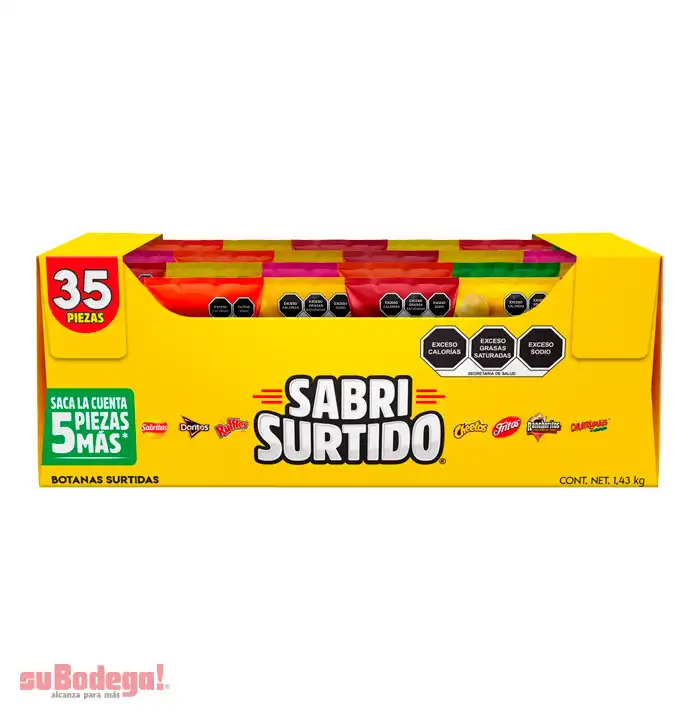 Sabritas Sabrisurtido 35 pz.