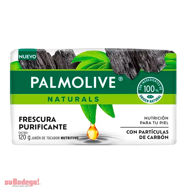 Jabón de Tocador Palmolive Naturals Carbón 150 gr.