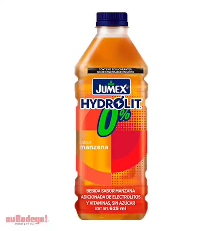 Bebida Jumex Hydrolit Manzana 625 ml.