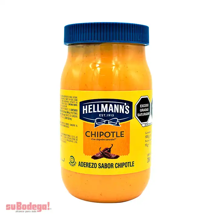 Mayonesa Hellmanns Chipotle 390 gr.