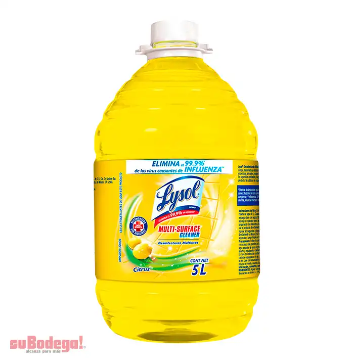 Desinfectante Lysol Citrus 5 lt.
