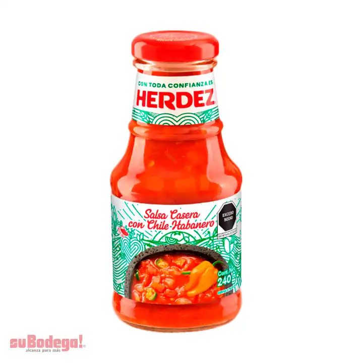 Salsa Casera Picante Herdez 240 gr.