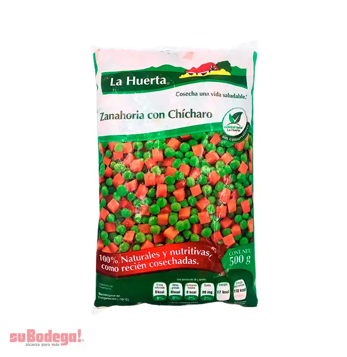 Chícharo con Zanahoria La Huerta 500 gr.