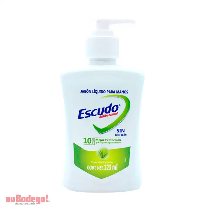 Jabón de Tocador Escudo Aloe Líquido 225 ml.