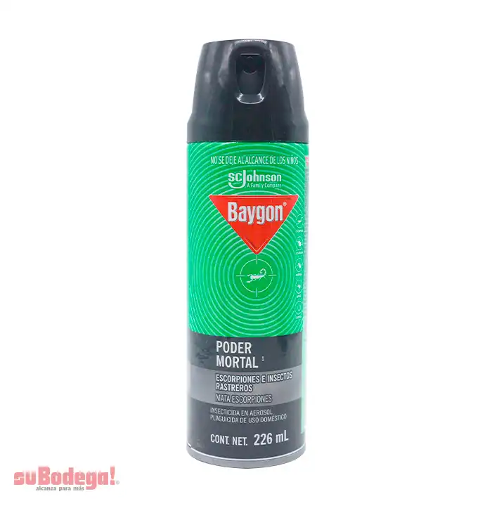 Insecticida Baygón Poder Mortal Aerosol 226 ml.