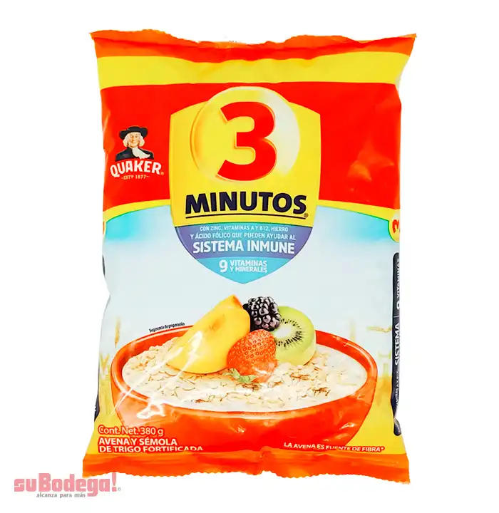 Avena 3 Minutos Bolsa 380 gr.