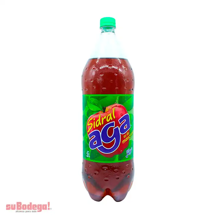 Refresco Aga Sidral Manzana 2 lt.