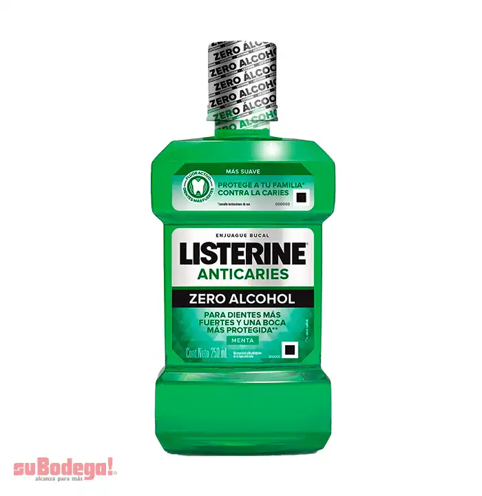 Enjuague Bucal Listerine Anticaries 250 ml.