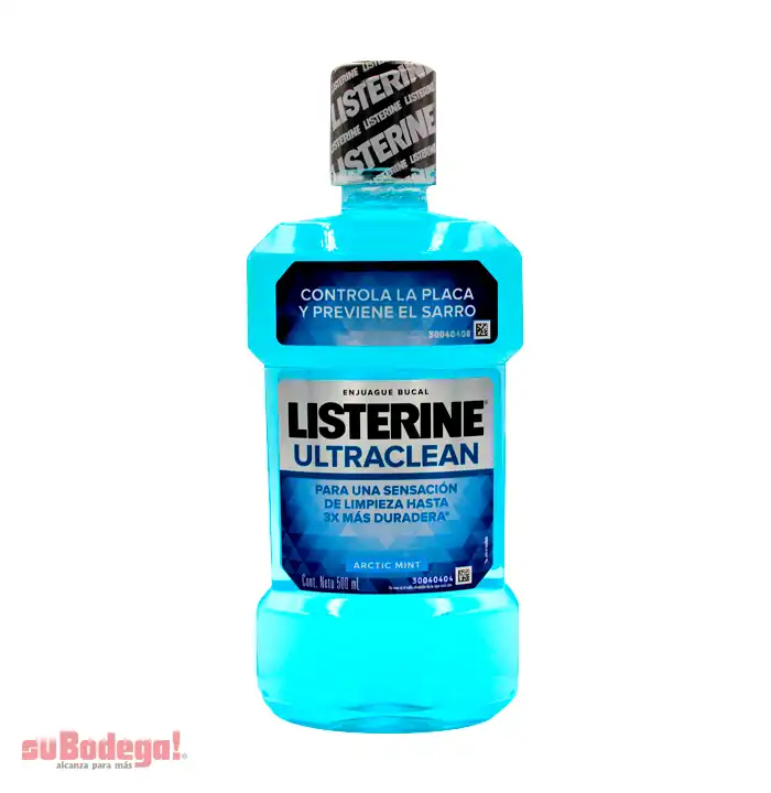 Enjuague Bucal Listerine Ultra Clean 500 ml.