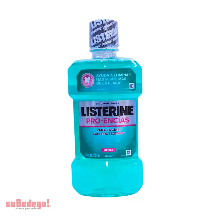 Enjuague Bucal Listerine Defensa de Dientes 500 ml.