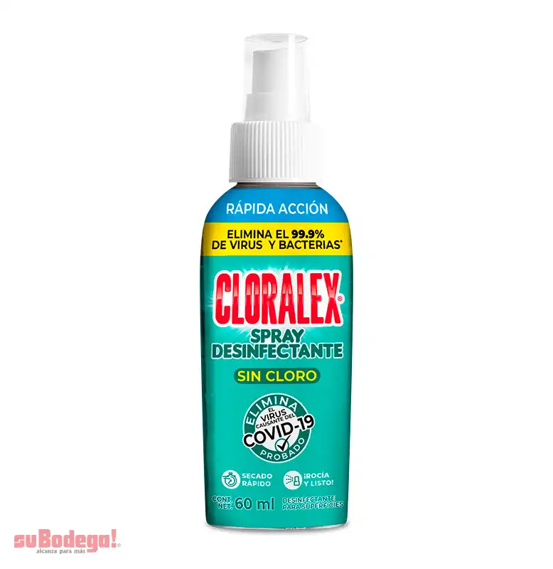 Desinfectante Cloralex Spray 60 ml.