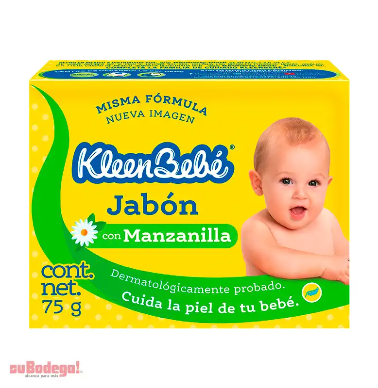 Jabón de Tocador Kleen Bebé Manzanilla 75 gr.