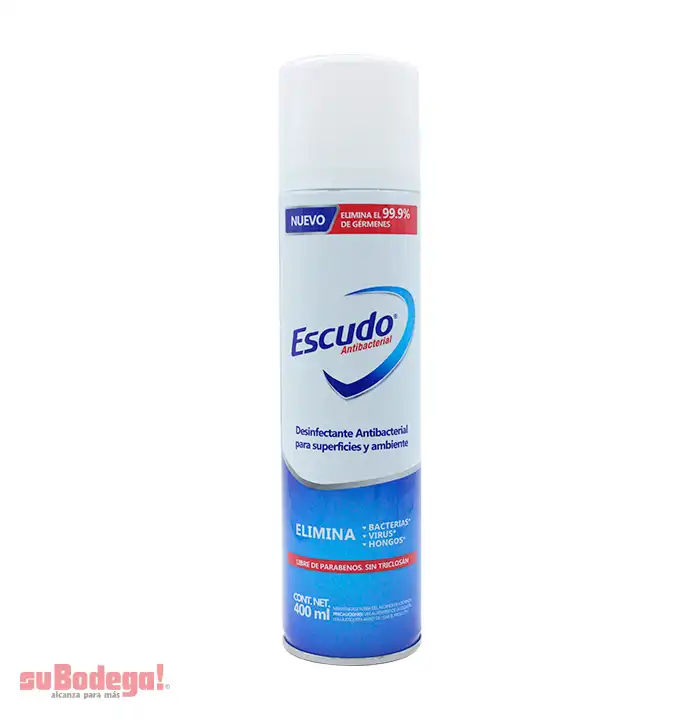 Desinfectante Escudo Antibacterial Spray 400 ml.