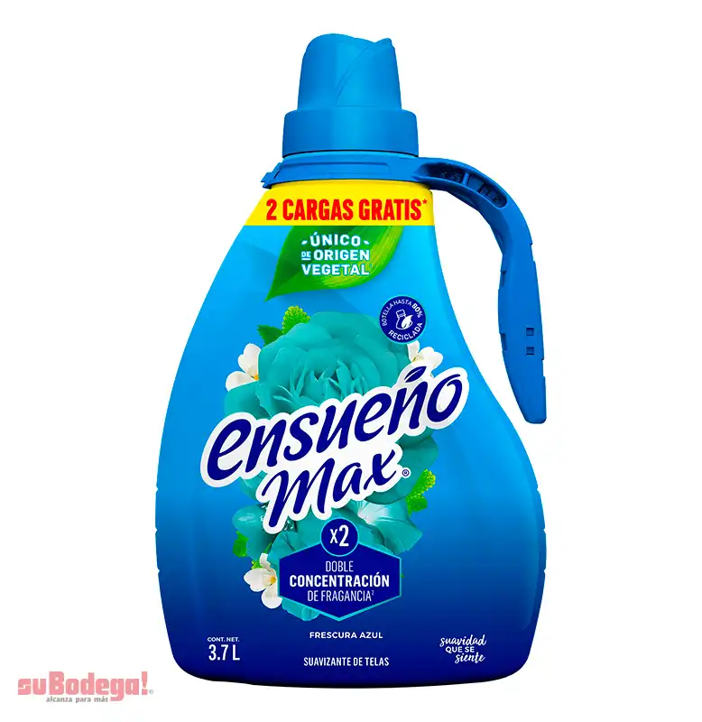 Suavizante Ensueño Max Frescura Azul 3.7 lt.