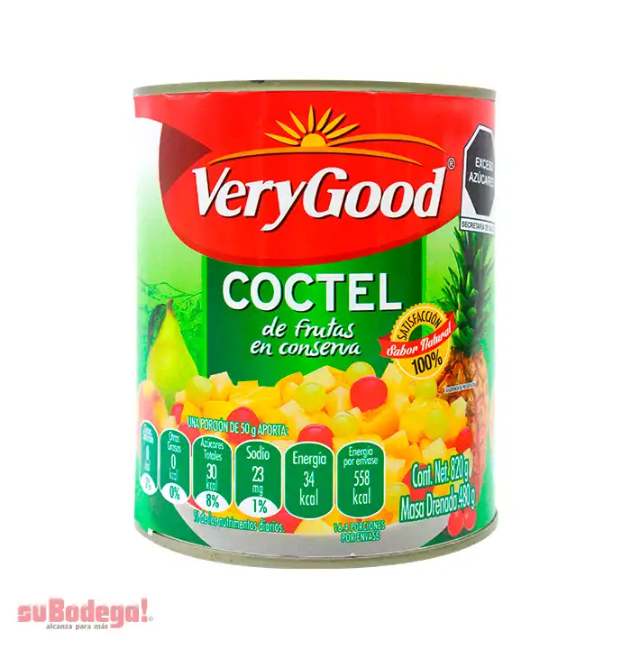 Coctel de Frutas Very Good 820 gr.