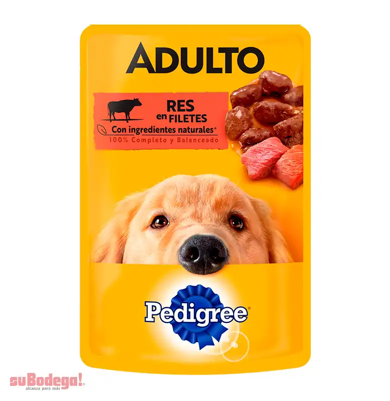 Alimento Pedigree Adulto Res 100 gr.