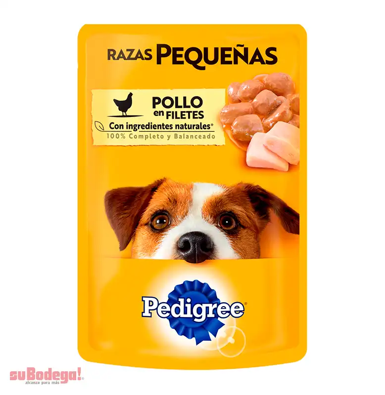 Alimento Pedigree Razas Pequeñas Pollo 100 gr.