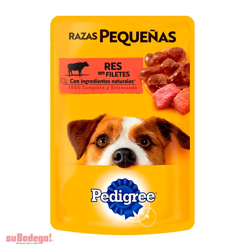 Alimento Pedigree Razas Pequeñas Res 100 gr.