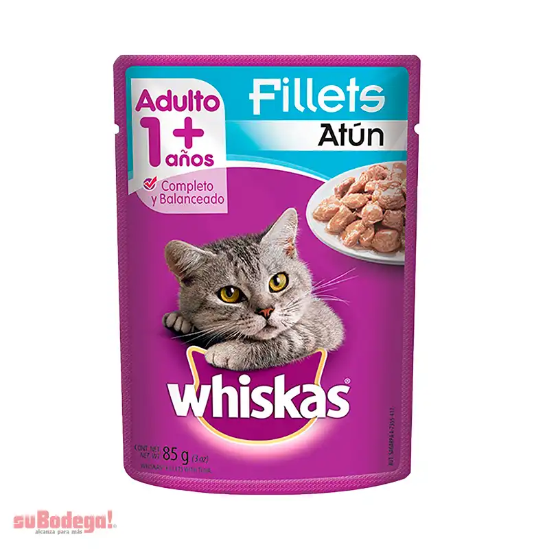 Alimento Whiskas Atún 85 gr.